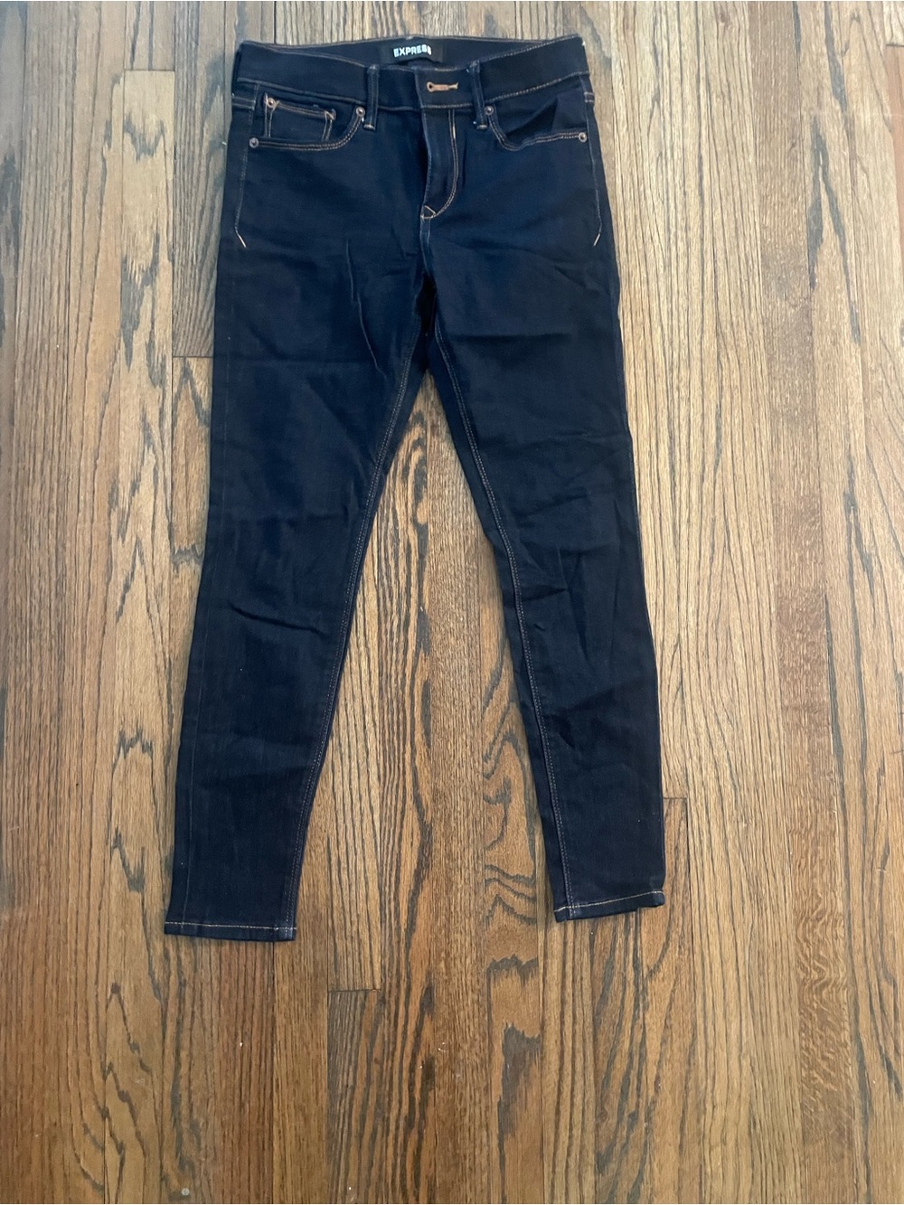 Express Women’s Dark Indigo Skinny Jeans
